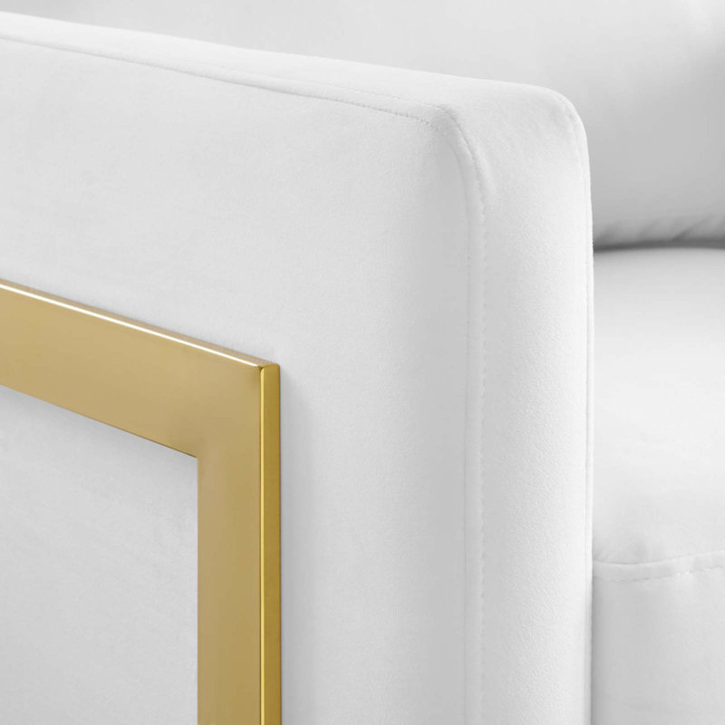 Upper Square™ Posse Performance Velvet Accent Chair & Reviews Wayfair